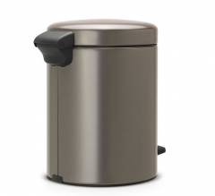Мусорный бак newIcon с педалью (2x2 л), Платиновый Brabantia