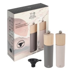 Набор мельниц для соли и перца, цвет: серый и розовый Boreal Peugeot