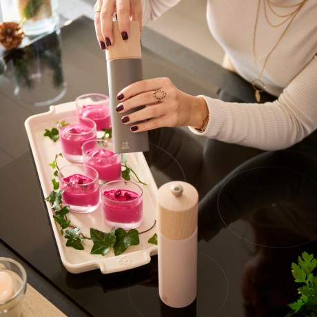 Набор мельниц для соли и перца, цвет: серый и розовый Boreal Peugeot