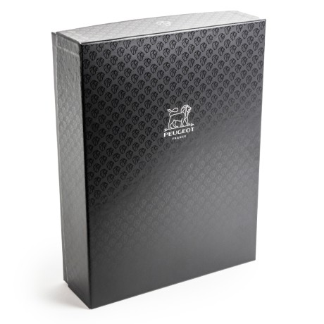 Набор мельниц для соли и перца, цвет: серый и розовый Boreal Peugeot