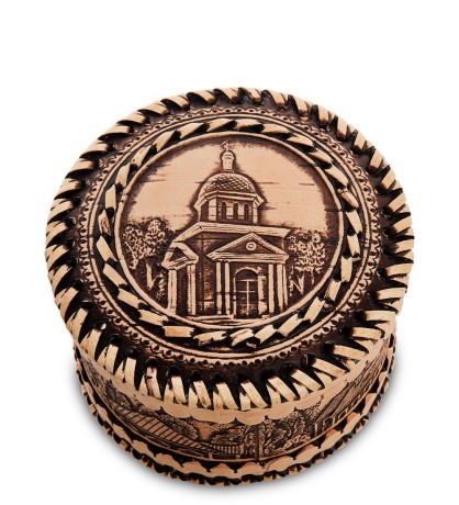 BST-602 Шкатулка "Храм" (береста)