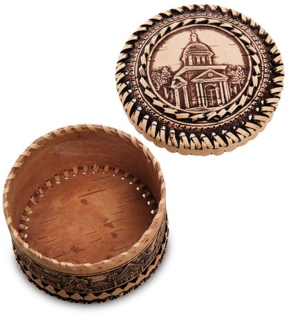 BST-602 Шкатулка "Храм" (береста)