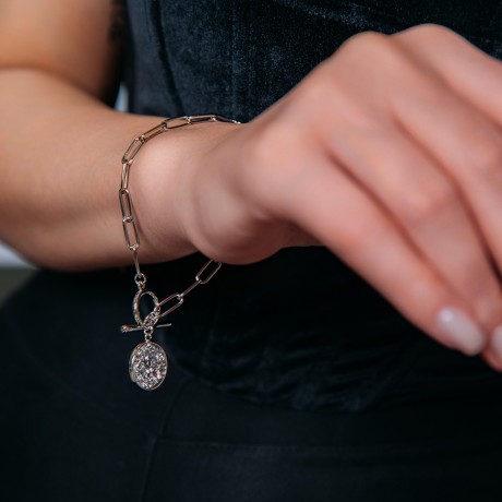 Браслет CAL C2009SW-B01.1 BW/S Fiore Luna