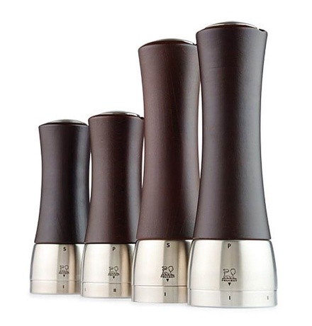 Мельница для соли Madras Peugeot, 16 см. шоколад матовый