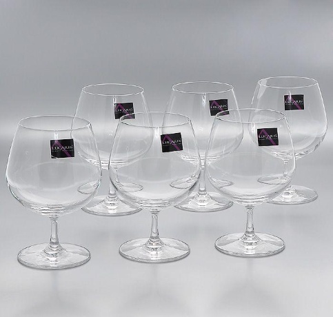 Набор бокалов для коньяка из 6 шт. 650 мл. Shanghai Soul Lucaris