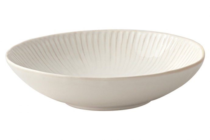 Тарелка суповая Gallery, белая, 20 см. Easy Life