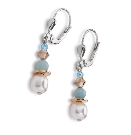 Серьги Turquoise *4863/20-0600 Coeur de Lion 	