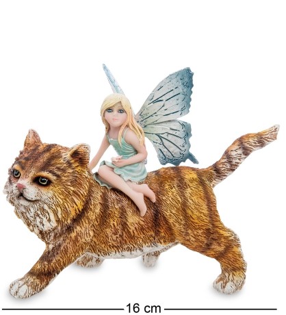 GA-95 Статуэтка "Маленькая фея с котом"