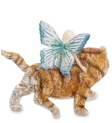 GA-95 Статуэтка "Маленькая фея с котом"