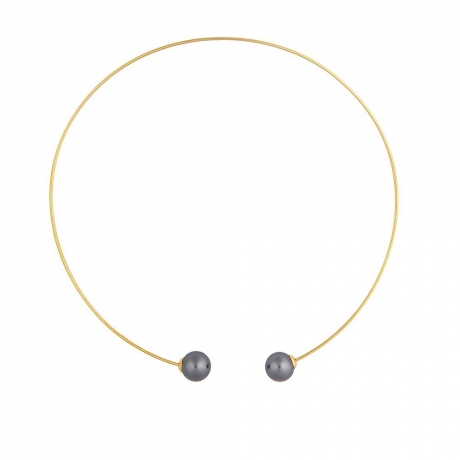 Колье Graphite Pearl B0500.3 BW/G Possebon