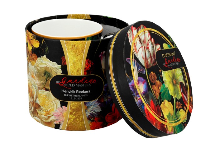 Кружка Натюрморт с тюльпаном, Х. Рейкерс, 0,4 л. Carmani