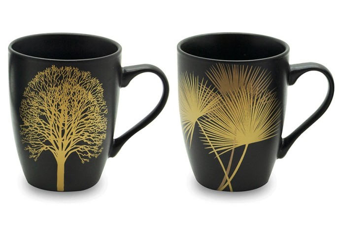 Набор кружек Singapore, чёрный, 0,33 л. 2 шт. WD Lifestyle