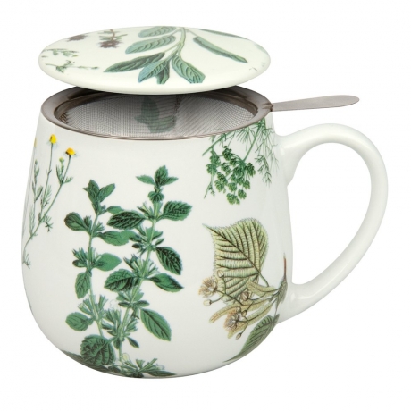 Кружка заварочная, 400 мл. "Мой любимый чай с травами" Koenitz