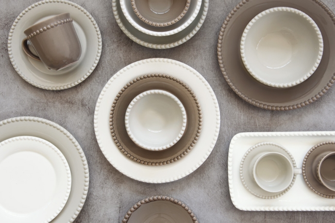 Тарелка суповая Tiffany, тёмно-серая, 20 см. 0,75 л. Easy Life