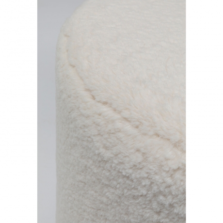 Пуф Cherry, коллекция "Вишня" 35*42*35, Полиэстер, Полиуретан, Сталь, ДСП, Белый