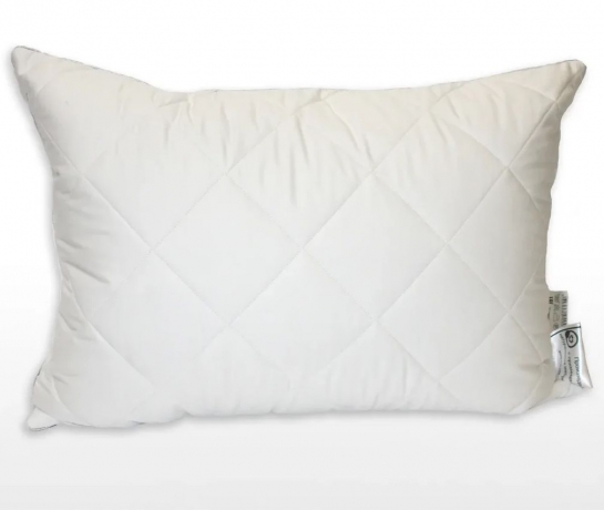 Подушка регулируемая "Благородный кашемир", 50х68, средняя, с пухом кашмирских коз в стеганом чехле, Natures