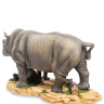 WS-771 Статуэтка "Носорог с детенышем"