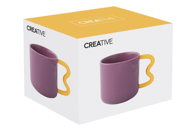 Кружка Creative, фиолетовая, 0,35 л. Easy Life