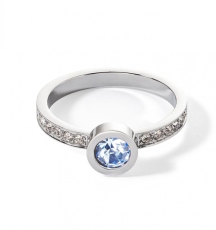 Кольцо Light Blue-Silver 16.5 мм 0228/40-0741 52 Coeur de Lion