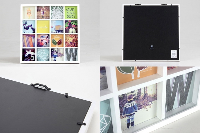 Панно для фотографий gridart белое, 43*43 см, Umbra