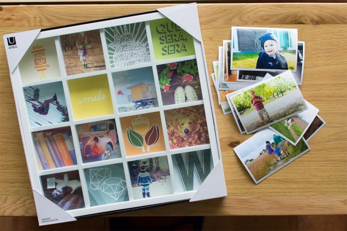 Панно для фотографий gridart белое, 43*43 см, Umbra