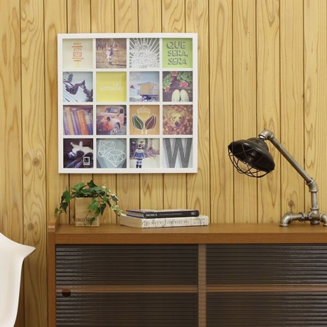 Панно для фотографий gridart белое, 43*43 см, Umbra