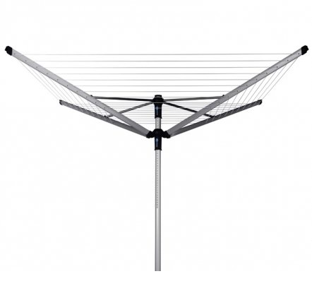 Уличная сушилка Lift-O-Matic Advance (50 м навески), с чехлом и мешком для прищепок, серый Brabantia