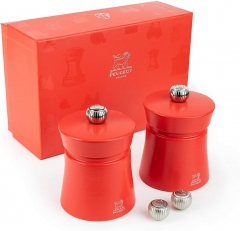 Набор: Мельница для соли и перца, 9 см, цвет красный, BAYA Peugeot