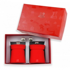 Набор: Мельница для соли и перца, 9 см, цвет красный, BAYA Peugeot