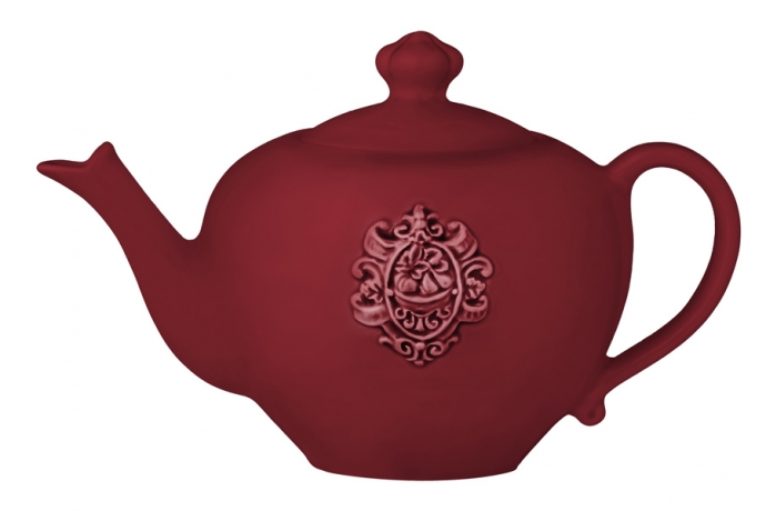 Чайник Аральдо Nuova Cer, 1,0 л. бордовый