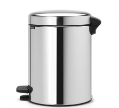 Мусорный бак newIcon с педалью (2x2 л), Стальной полированный Brabantia