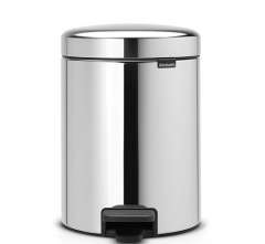 Мусорный бак newIcon с педалью (2x2 л), Стальной полированный Brabantia
