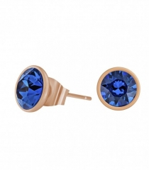 Пусеты Royal Blue Delite SWE298 RBD RG Fiore Luna