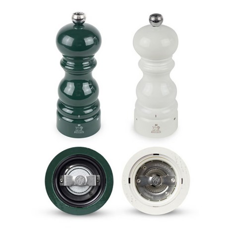 Набор мельниц для соли и перца, цвет: зеленый и слоновая кость Peugeot