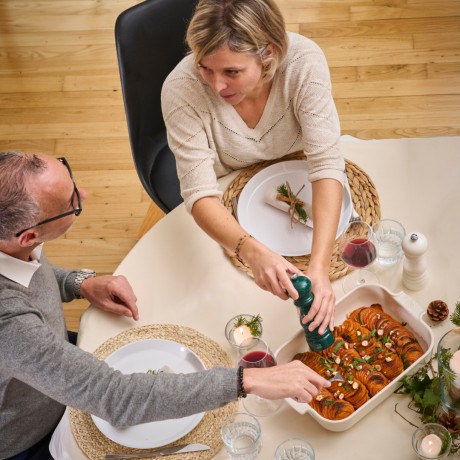 Набор мельниц для соли и перца, цвет: зеленый и слоновая кость Peugeot