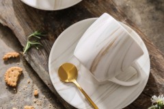 Чашка с блюдцем The Royal Marble, 0,25 л. Home &amp; Style