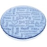 Блюдо голубое, 32,5 см. I love pizza IVV