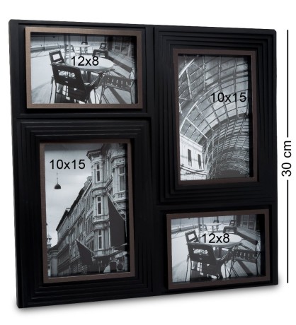 CHK-158 Панно-фоторамка "Ты и Я" (на 4 фото:12х8, 10х15)