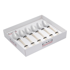 Набор кофейных ложек, 6 шт. IMPERO GOLD DECOR EME