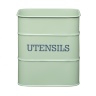 Органайзер для хранения кухонных принадлежностей, 15x16x15 см. Living Nostalgia green Kitchen Craft