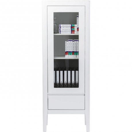 Шкаф-витрина Brooklyn, коллекция "Бруклин" 65*180*40, МДФ, Белый