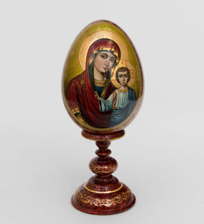 ИКО-15 Яйцо-икона "Казанской Божьей Матери" Рябова Г.