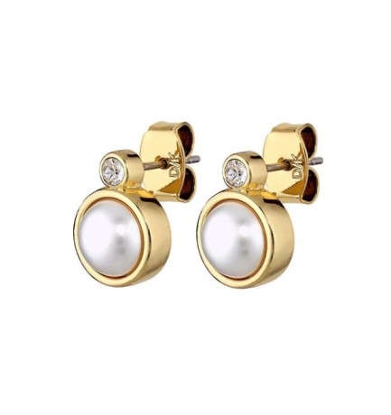 Серьги LONDON SG WHITE PEARL Dyrberg Kern