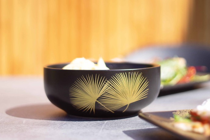 Набор салатников Singapore, чёрный, 15 см. 4 шт. WD Lifestyle