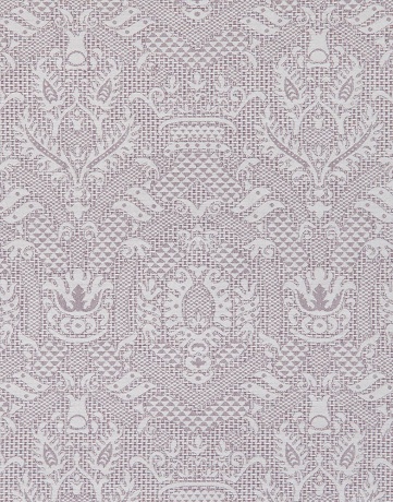 Комплект постельного белья "MEDALION 2", сатин-жаккард, 150х210+220x240+50х70см. баклажан/серый жемчуг, Bovi