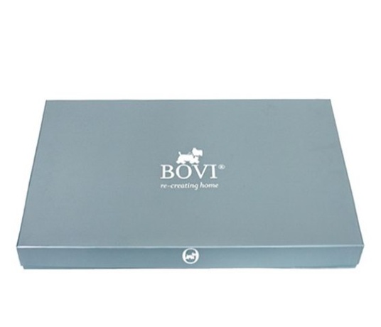 Комплект постельного белья "MEDALION 2", сатин-жаккард, 150х210+220x240+50х70см. баклажан/серый жемчуг, Bovi