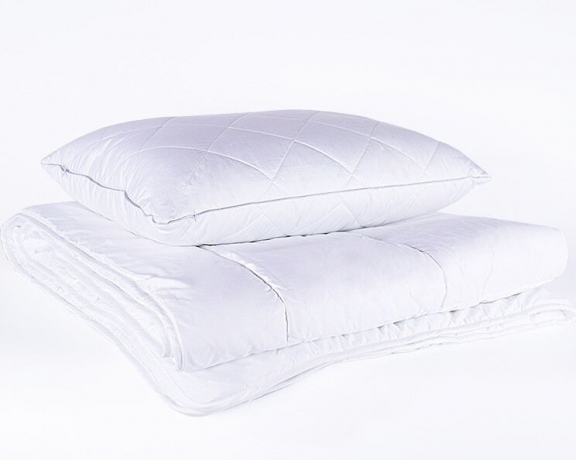 Подушка регулируемая "Благородный кашемир", 68х68, средняя, с пухом кашмирских коз в стеганом чехле, Natures