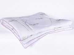 Одеяло всесезонное с шелковым волокном "Радужный ирис", 200х220, из хлопка с фирменным дизайном, Natures