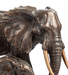 WS-772 Статуэтка "Слон с детенышем"