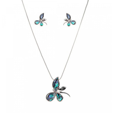 Комплект Бабочки перламутр